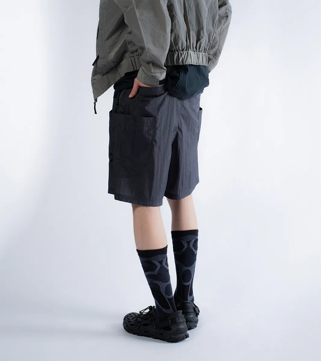 Grid utility shorts - Iron - BEV C multi label store