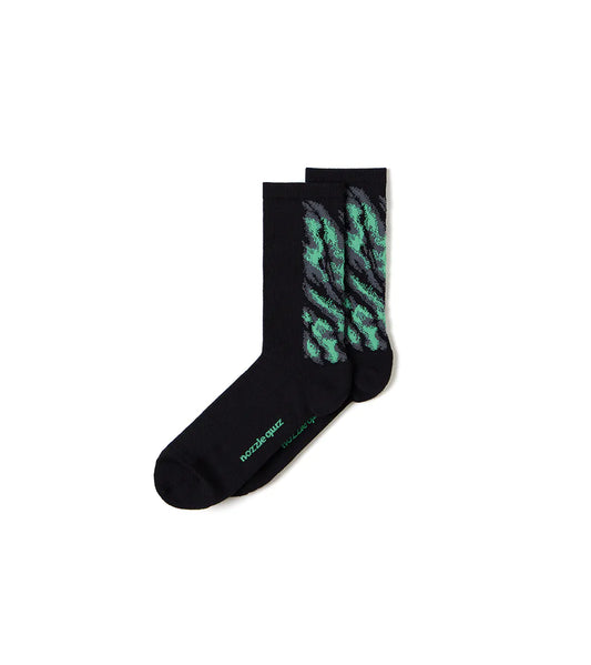 Landing Crew Socks - Berg Black - BEV C multi label store