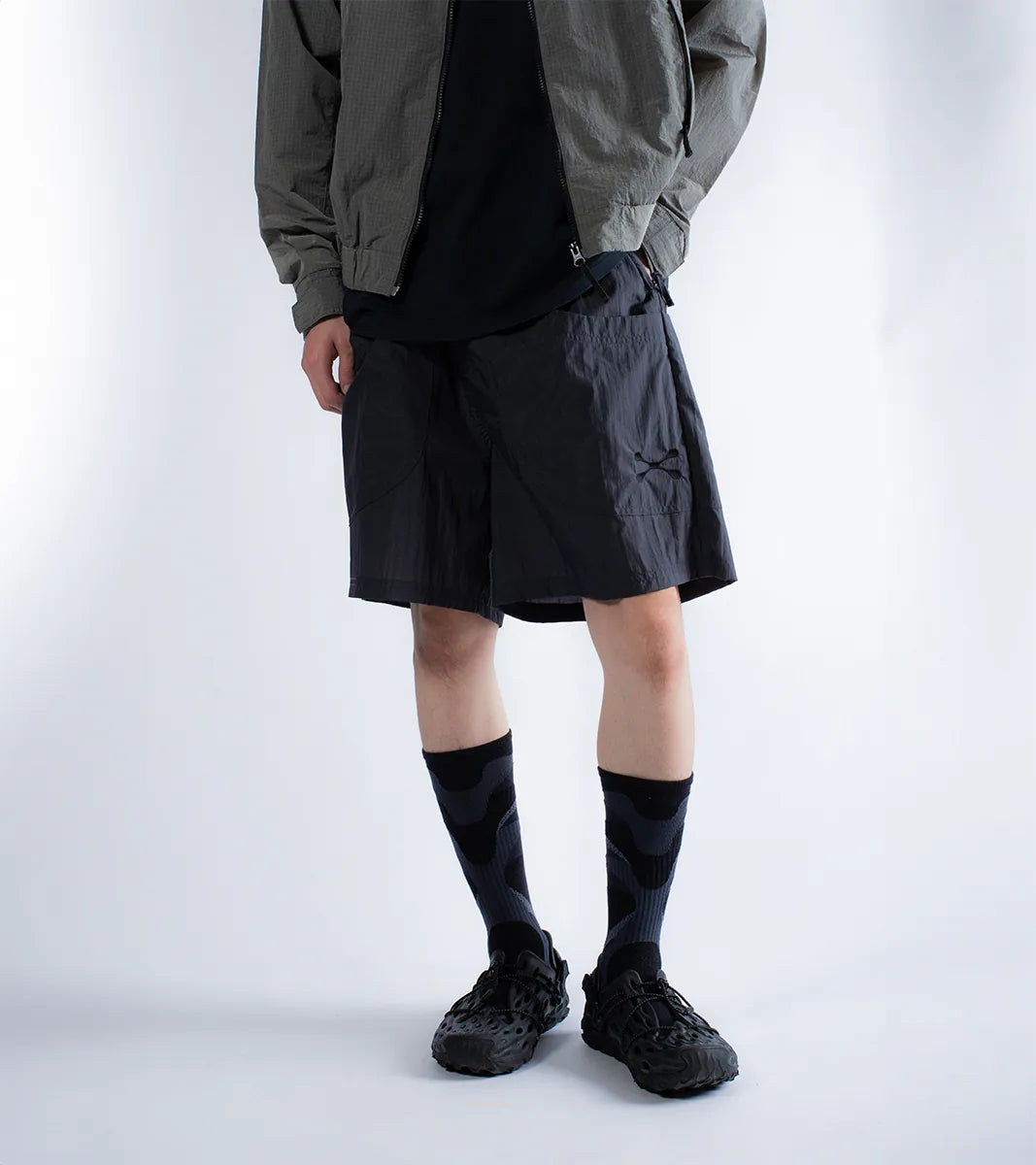 Grid utility shorts - Iron - BEV C multi label store