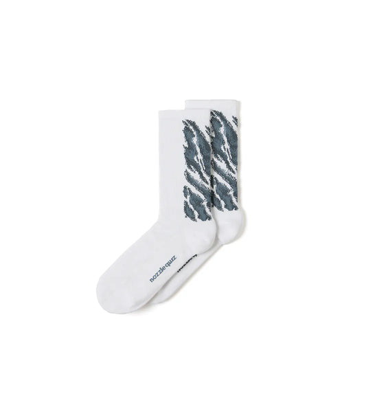 Landing Crew Socks - Berg White - BEV C multi label store