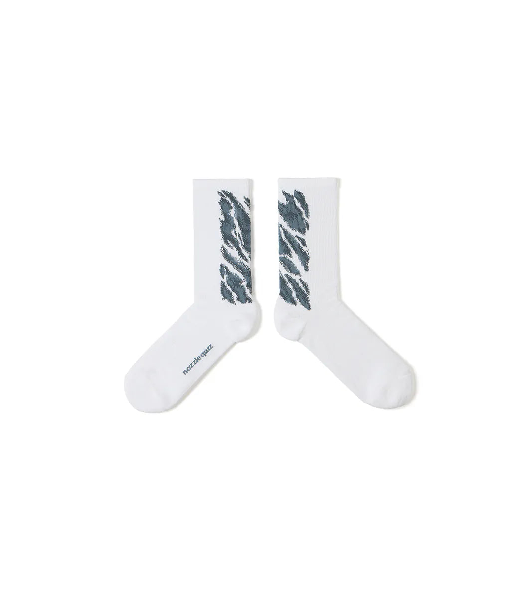 Landing Crew Socks - Berg White - BEV C multi label store