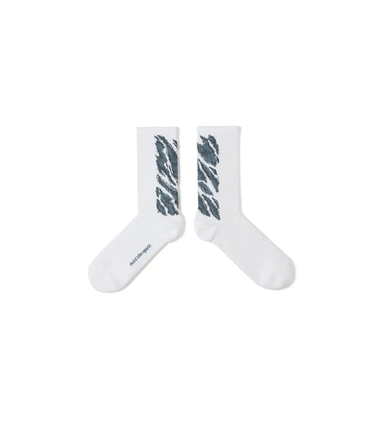 Landing Crew Socks - Berg White - BEV C multi label store