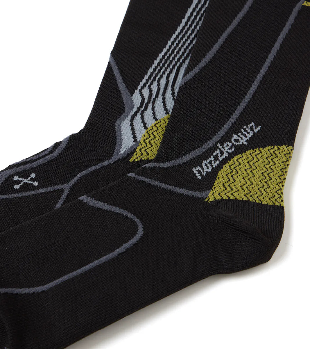Cordura® Cay Crew Socks - CAY BLACK - BEV C multi label store