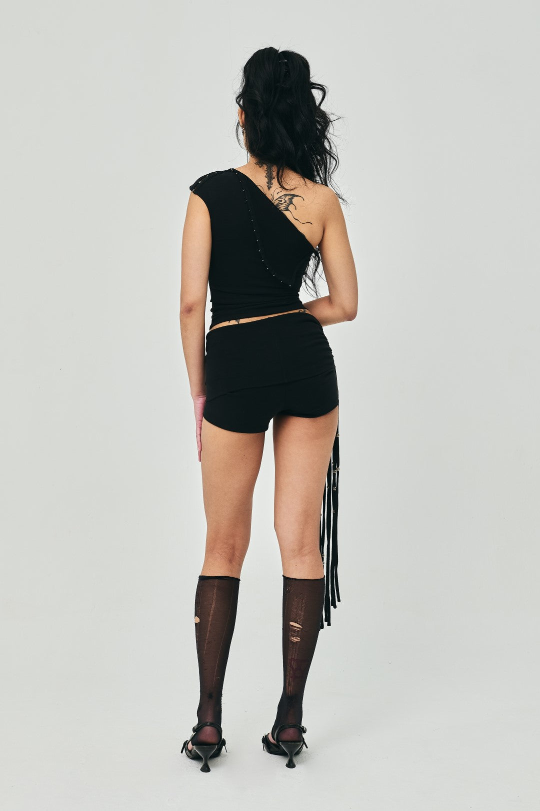 CRESCENT TOP BLACK - BEV C multi label store