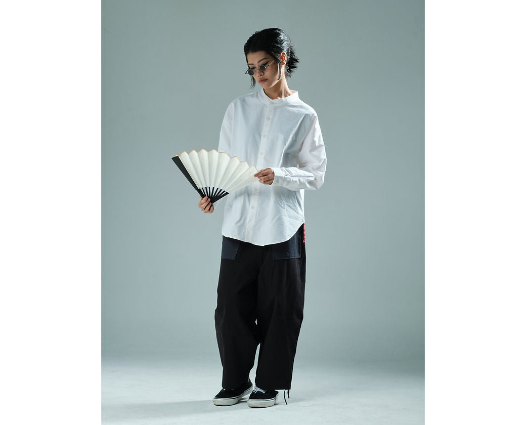 Collarless Shirt - BEV C multi label store
