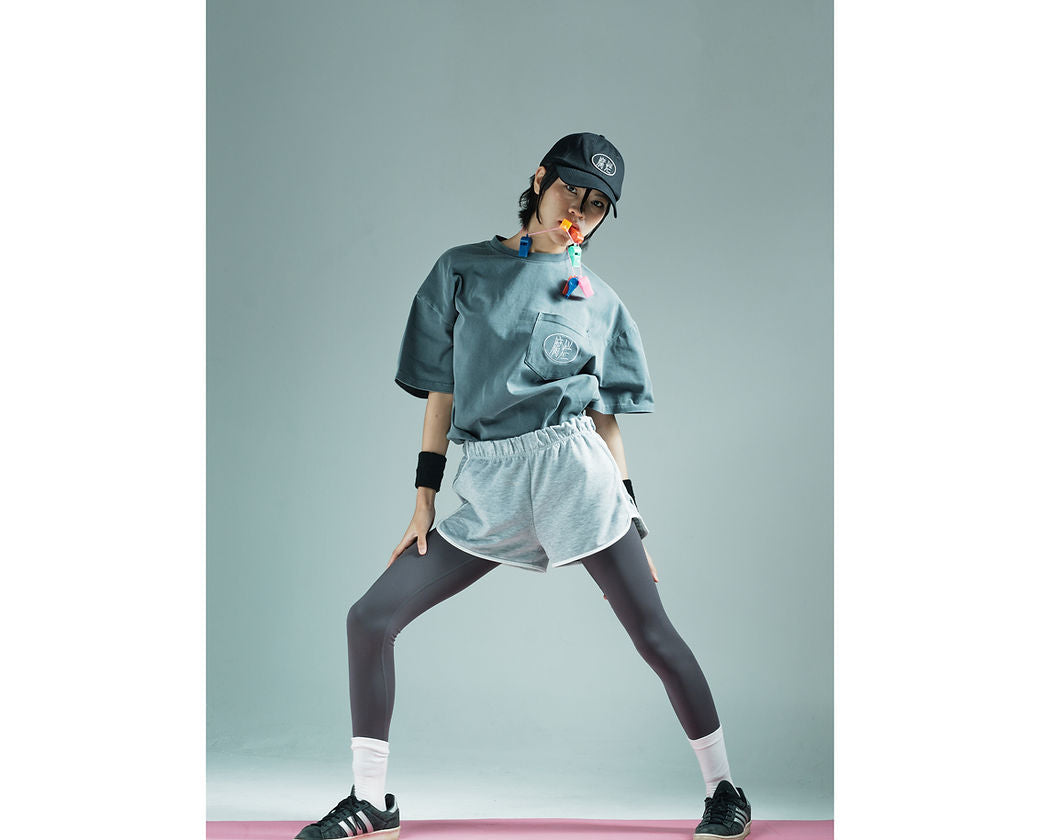 "Fulan" Pocket Tee Blue - BEV C multi label store