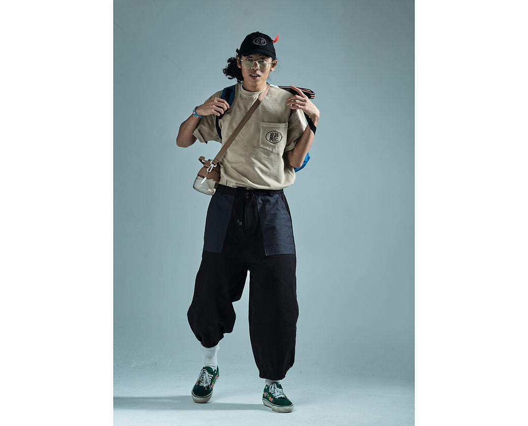 "Fulan" Pocket Tee Beige - BEV C multi label store