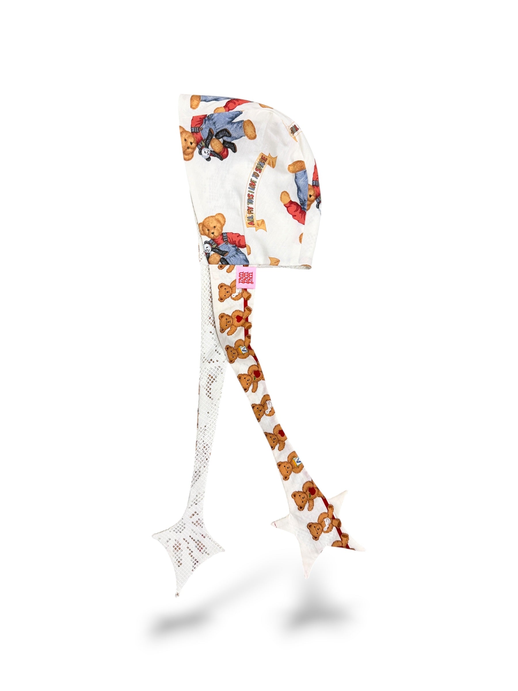 BABY BONNET DOUBLE LAYER - 1 - BEV C multi label store