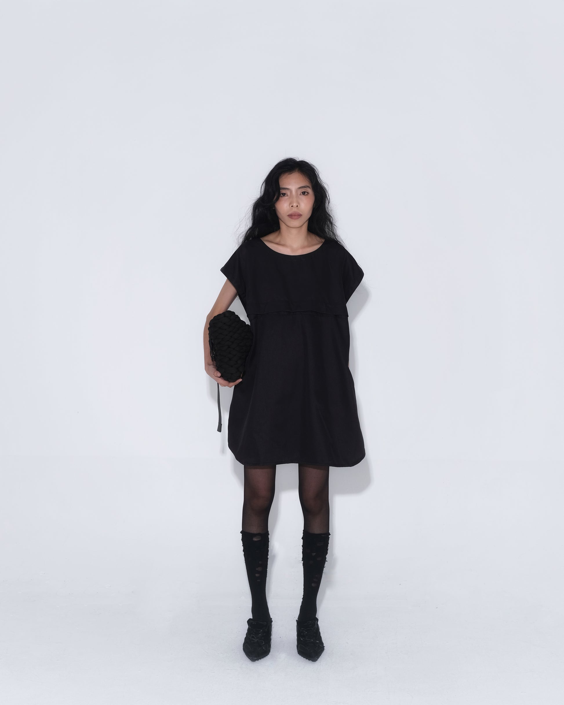 Detachable Psycho Shirt in Black - BEV C multi label store