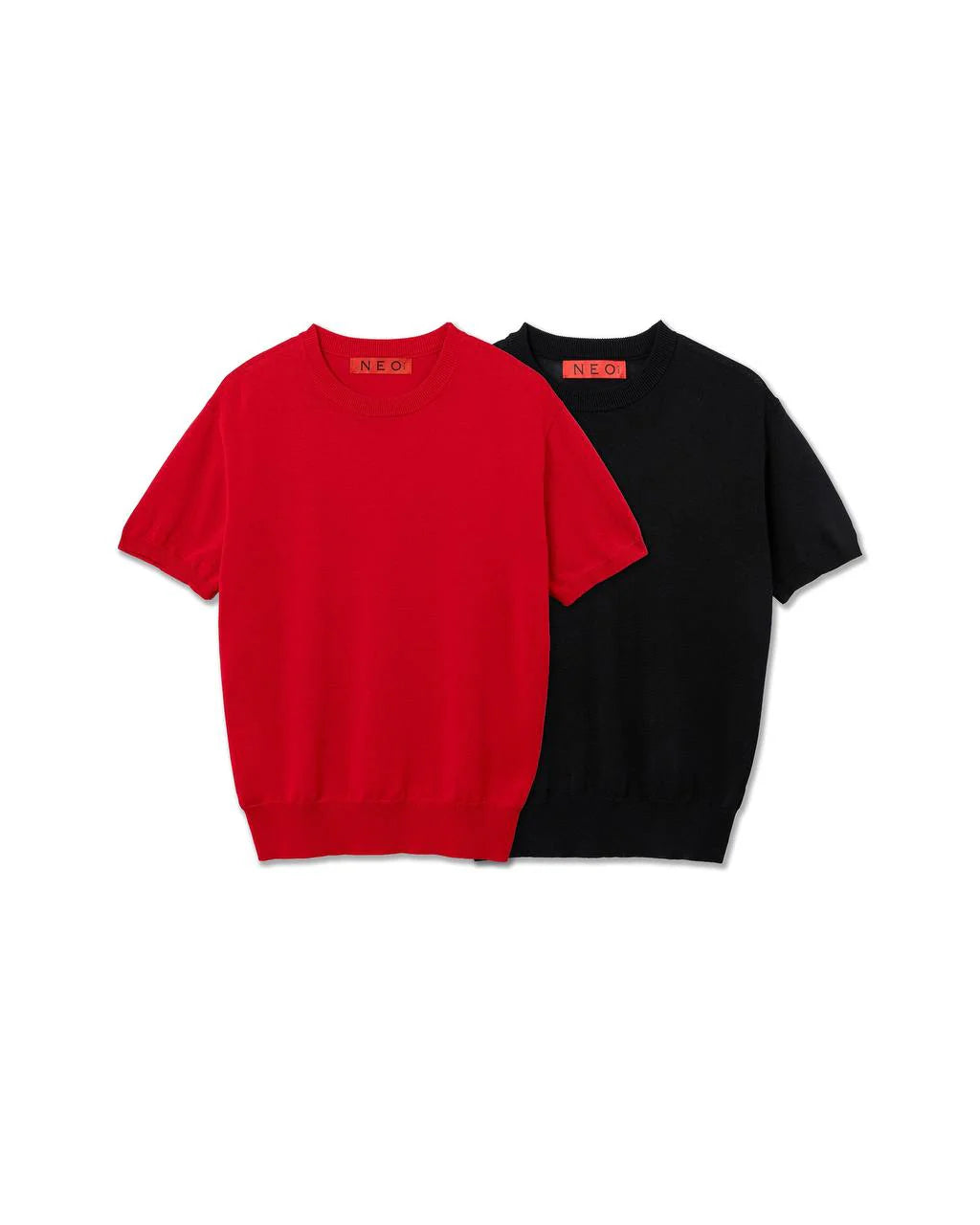 Clean Fit Knit Tee - Black