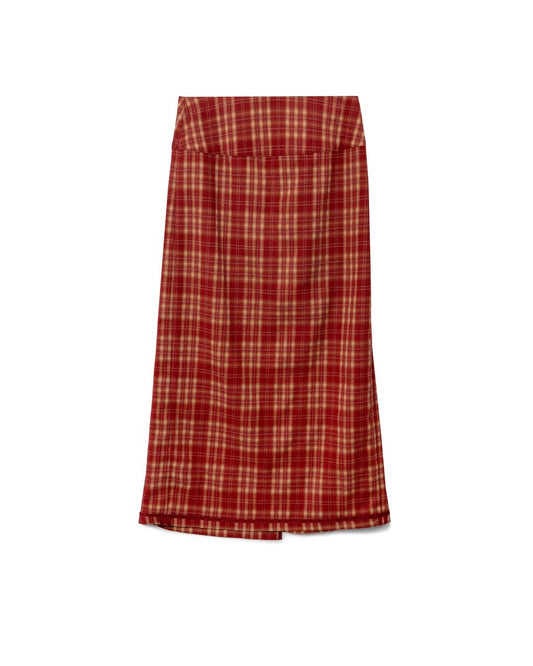 VOL.3_CH.1 Plaid Skirt - Red - BEV C multi label store