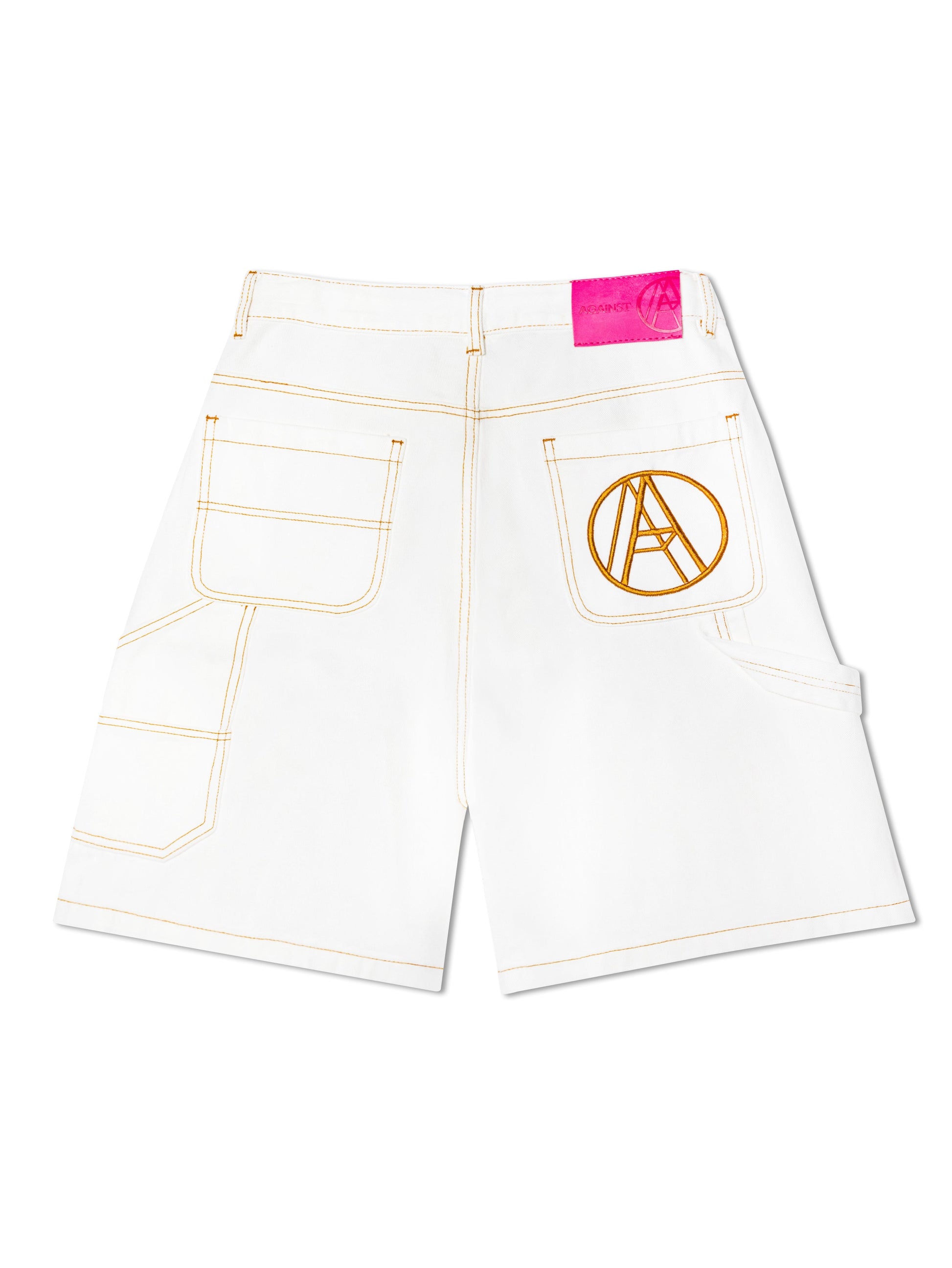 D. KNEE MONEY SHORTS WHITE - BEV C multi label store