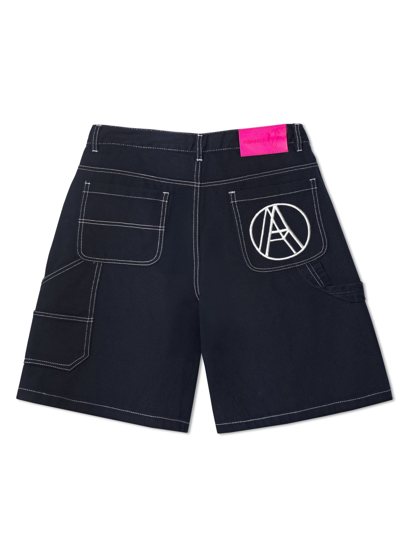 D. KNEE MONEY SHORTS BLACK - BEV C multi label store