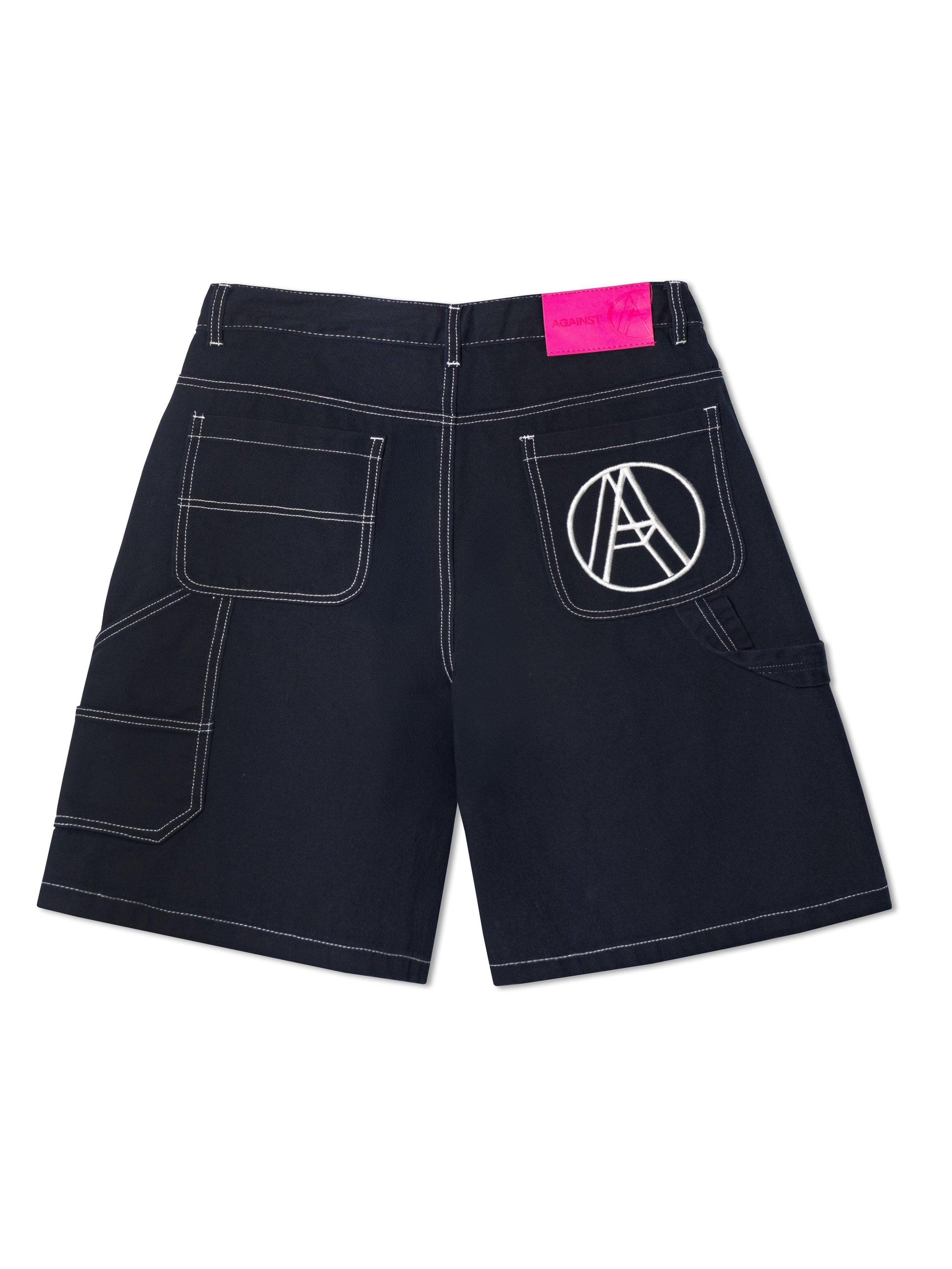 D. KNEE MONEY SHORTS BLACK - BEV C multi label store