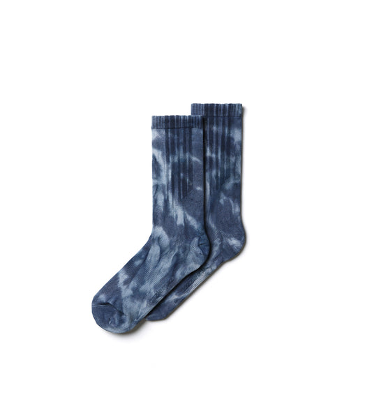Spot dye Crew Tech Socks - Spot Navy - BEV C multi label store