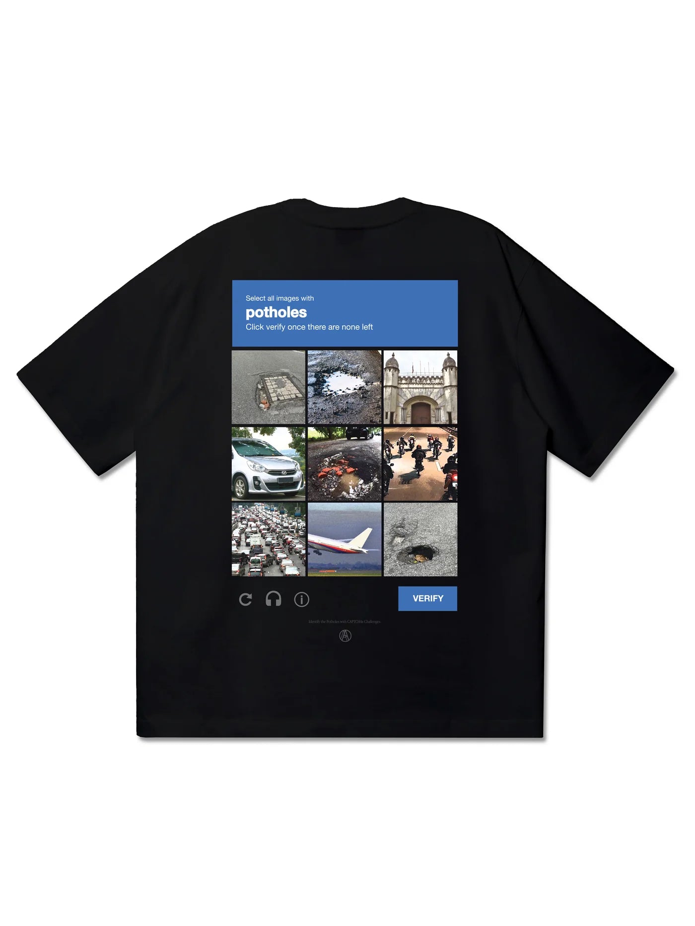POTHOLE TEE - BEV C multi label store