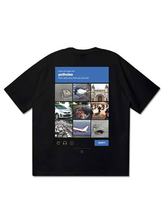 POTHOLE TEE - BEV C multi label store