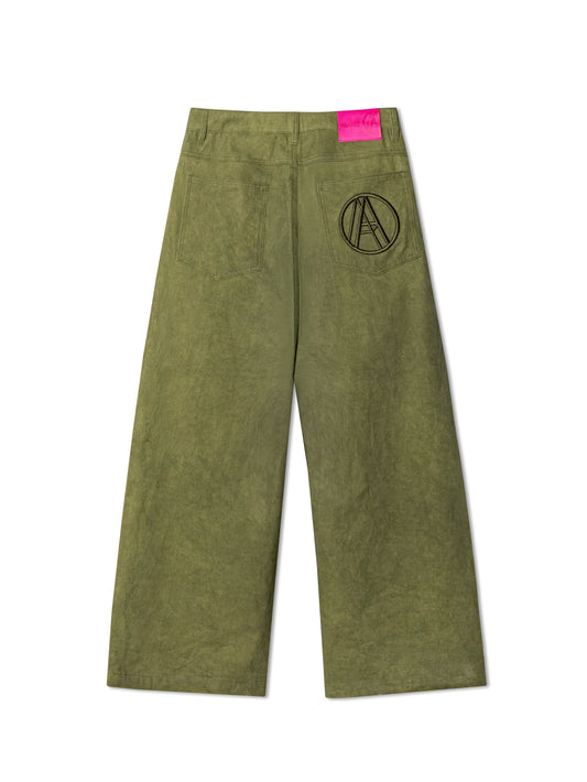DIRTY PERFECT PANTS WASHED GREEN - BEV C multi label store
