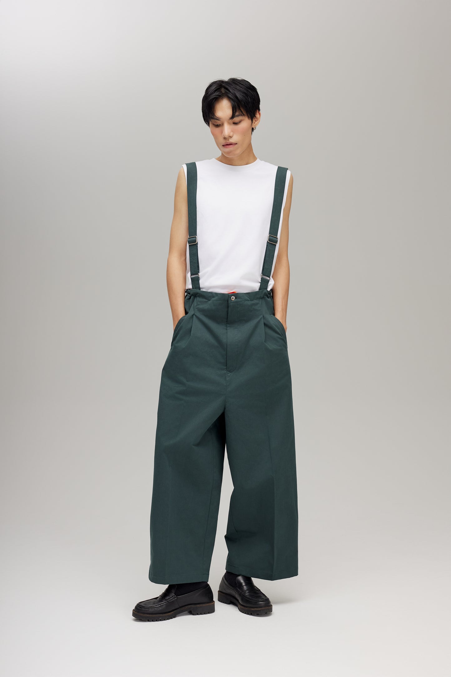 BARUN TROUSERS  IN DEEP FOREST - BEV C multi label store