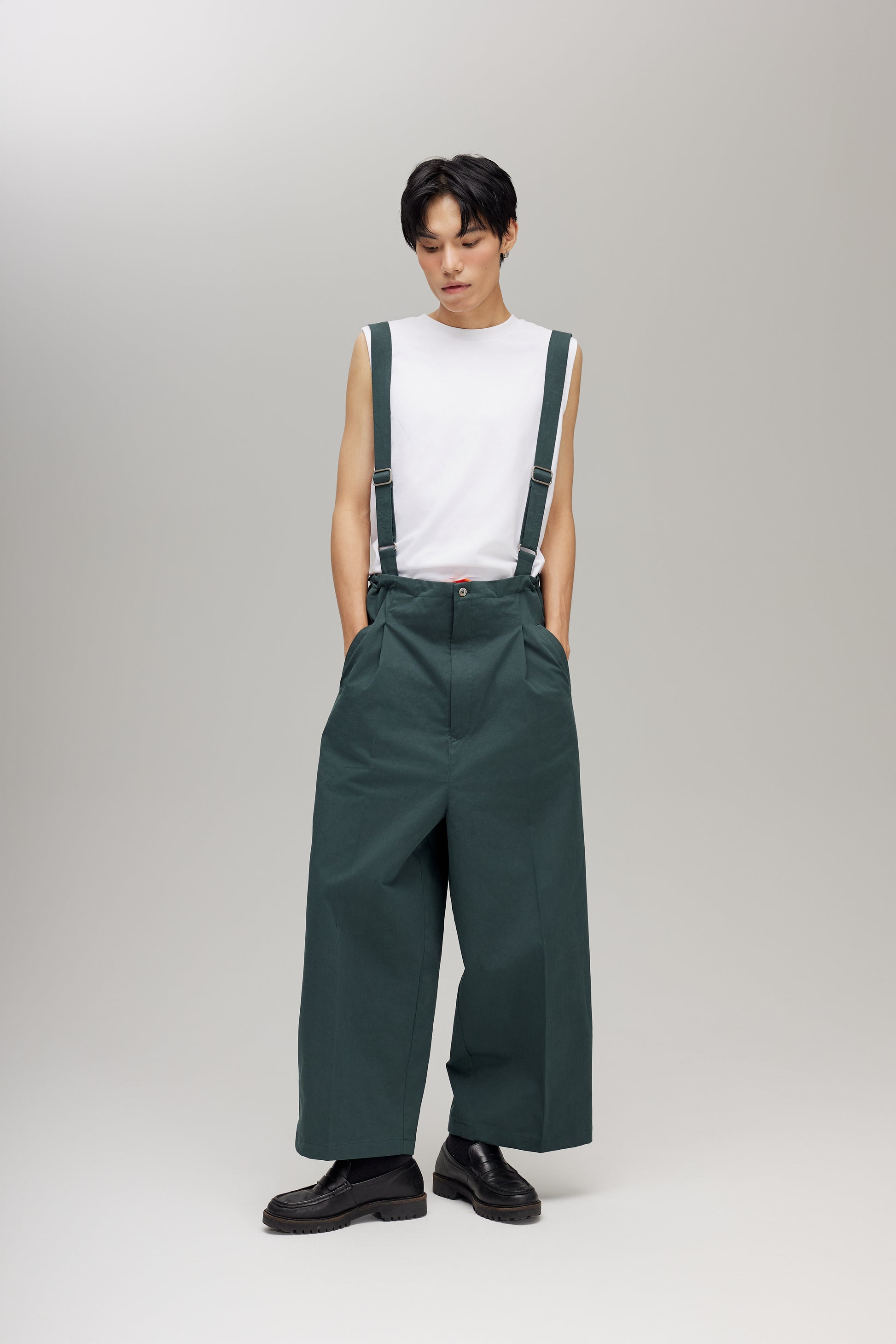 BARUN TROUSERS  IN DEEP FOREST - BEV C multi label store