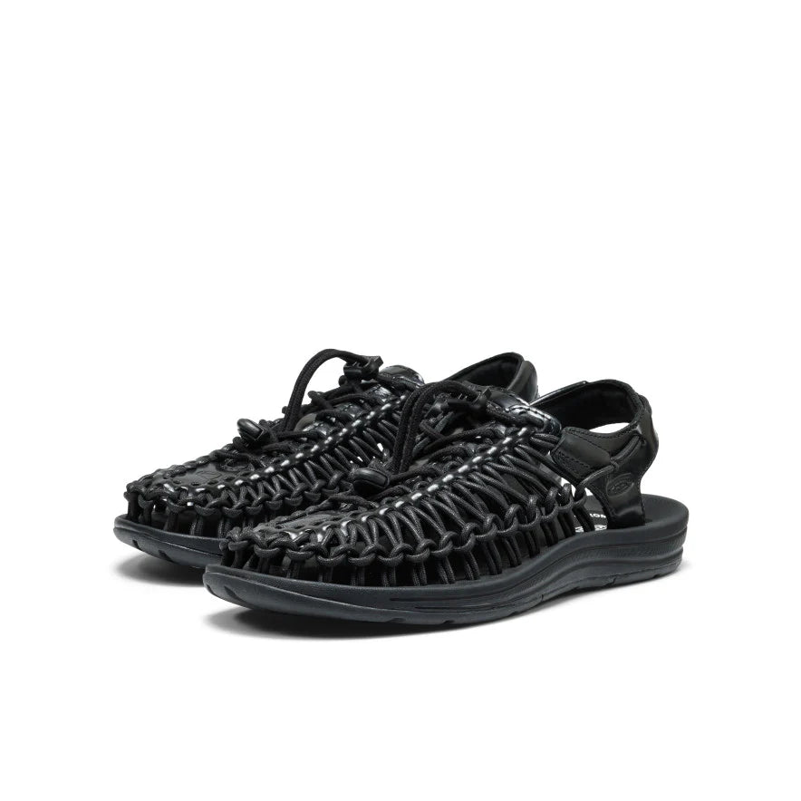 All Gender UNEEK Leather Sneaker - Perseid Black - BEV C multi label store