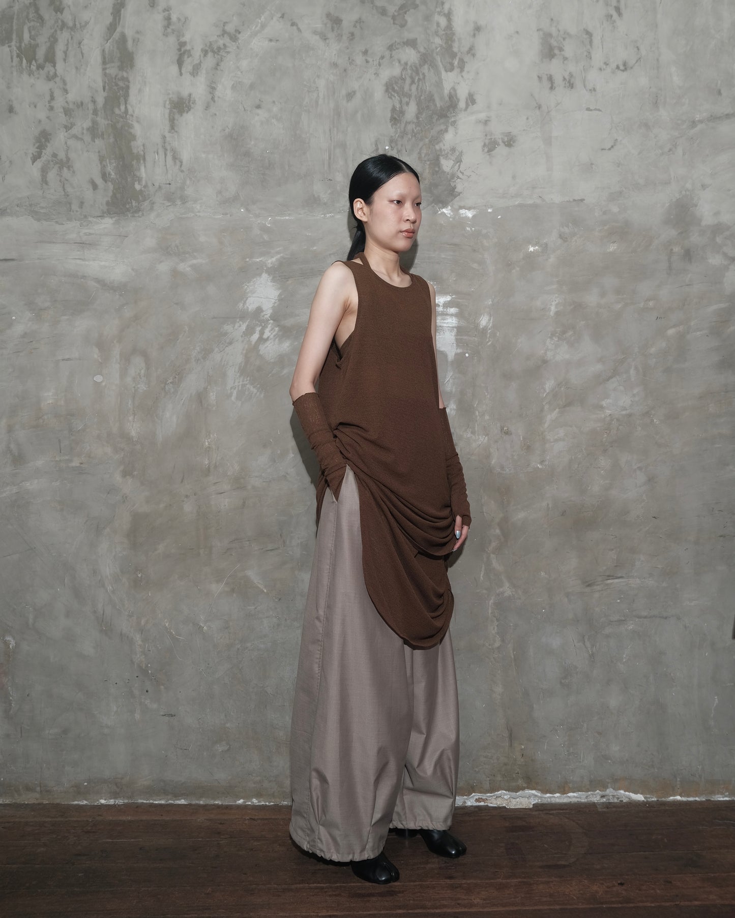U Dress in Dark Brown - BEV C multi label store