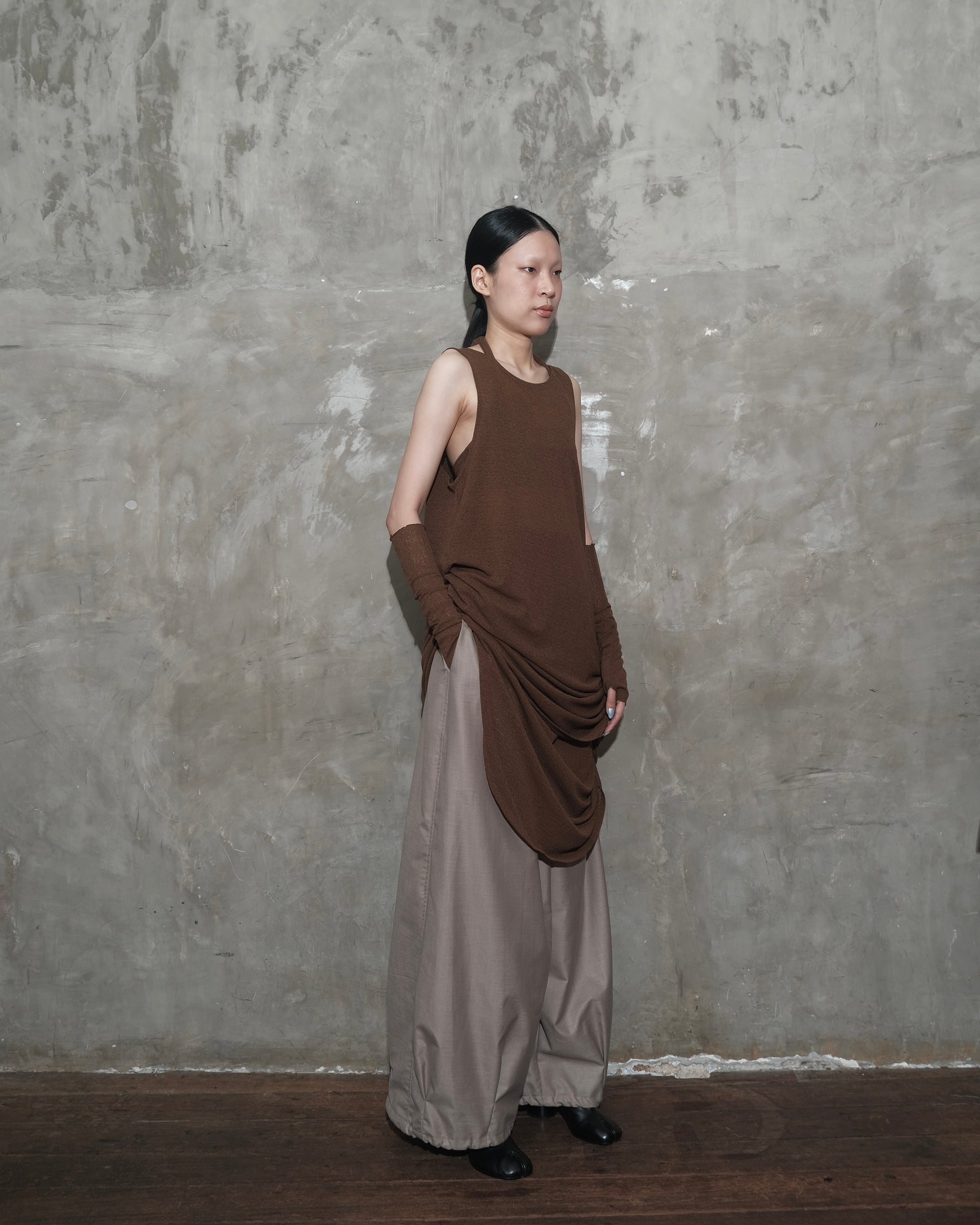U Dress in Dark Brown - BEV C multi label store