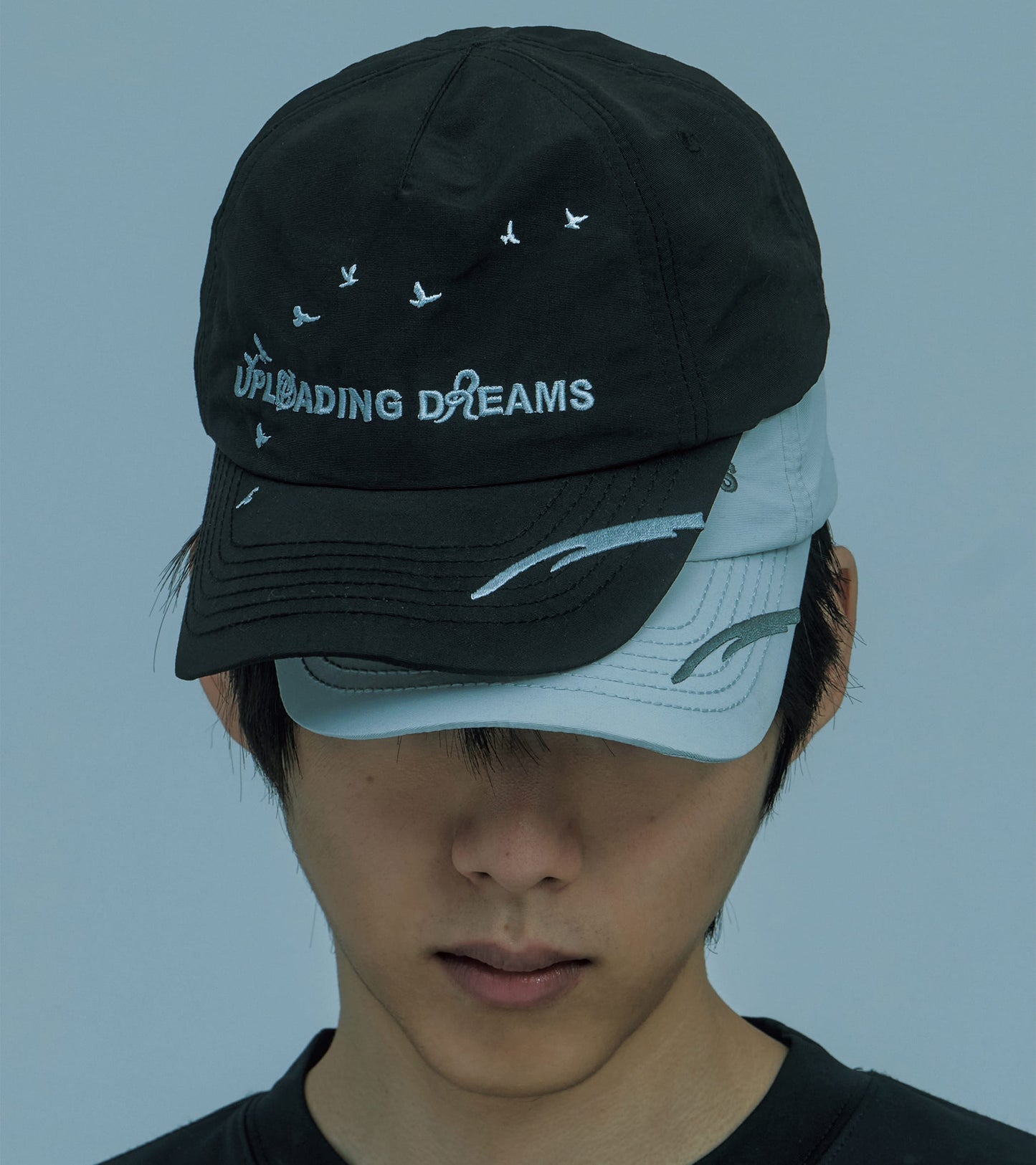 Black - Lucid Flock Cap - BEV C multi label store