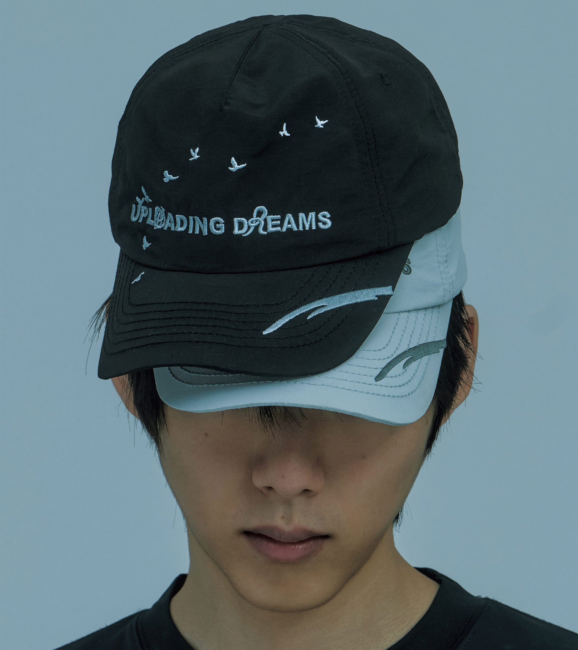 Black - Lucid Flock Cap - BEV C multi label store