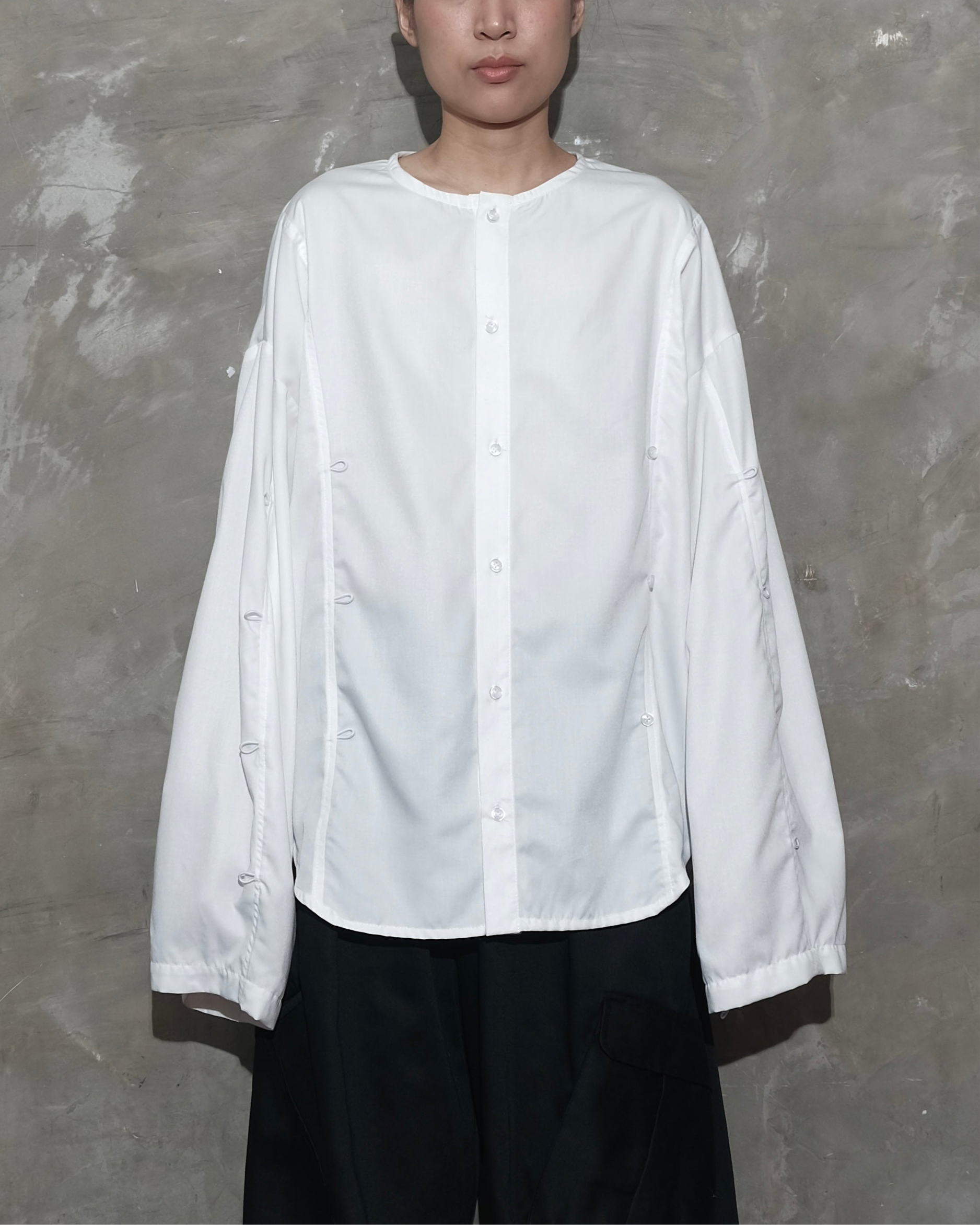 Puzzle Shirt in White - BEV C multi label store
