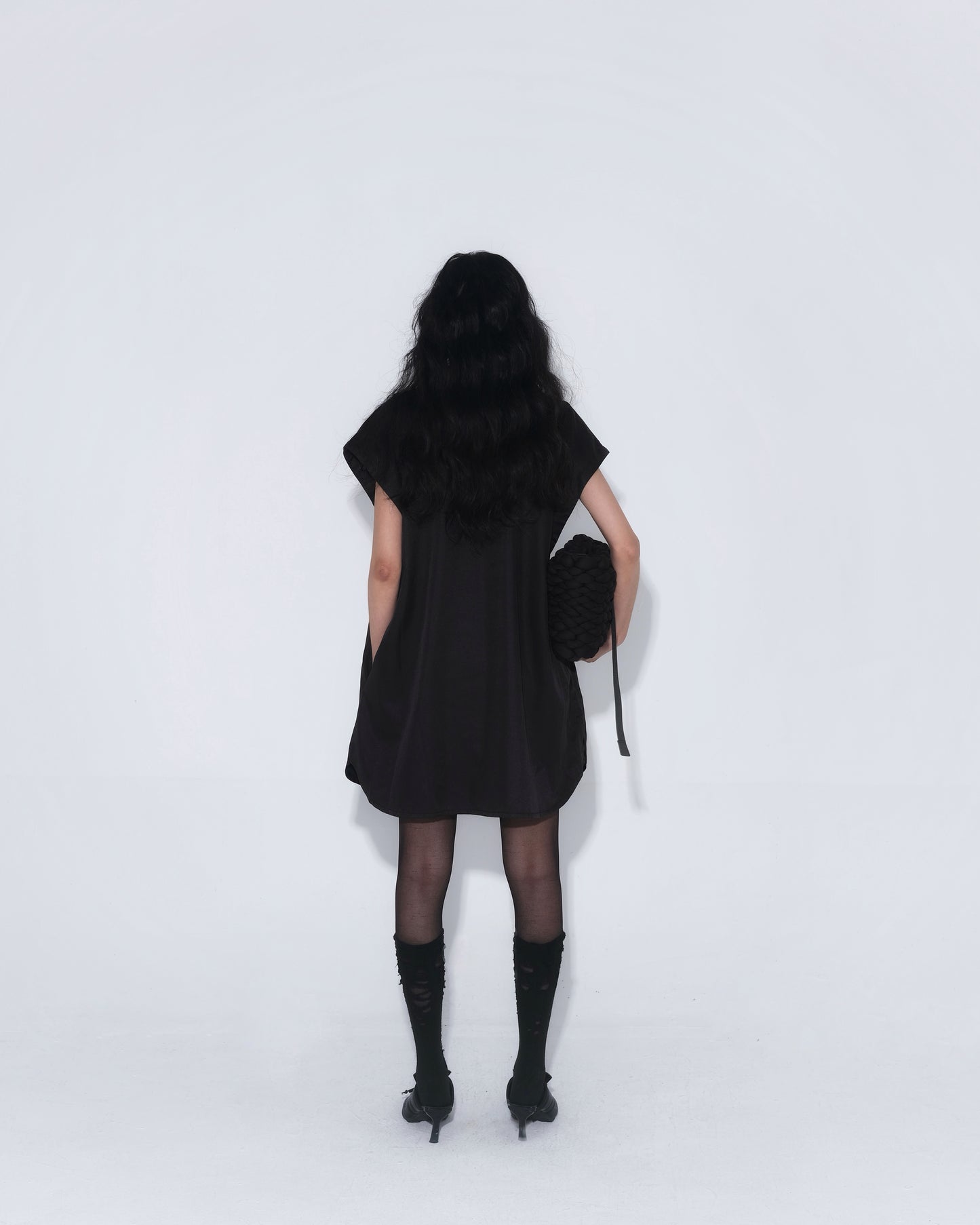 Detachable Psycho Shirt in Black - BEV C multi label store