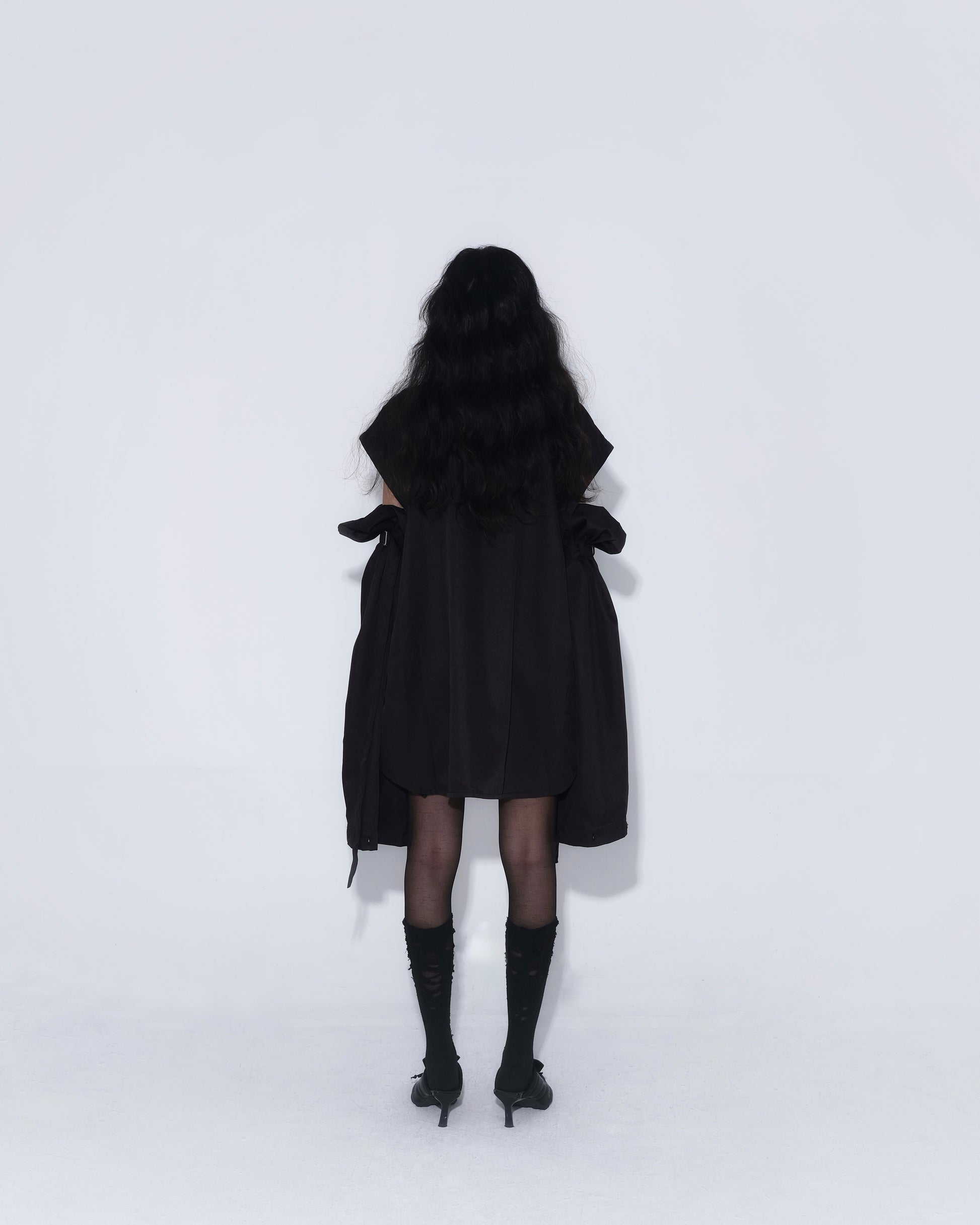 Detachable Psycho Shirt in Black - BEV C multi label store