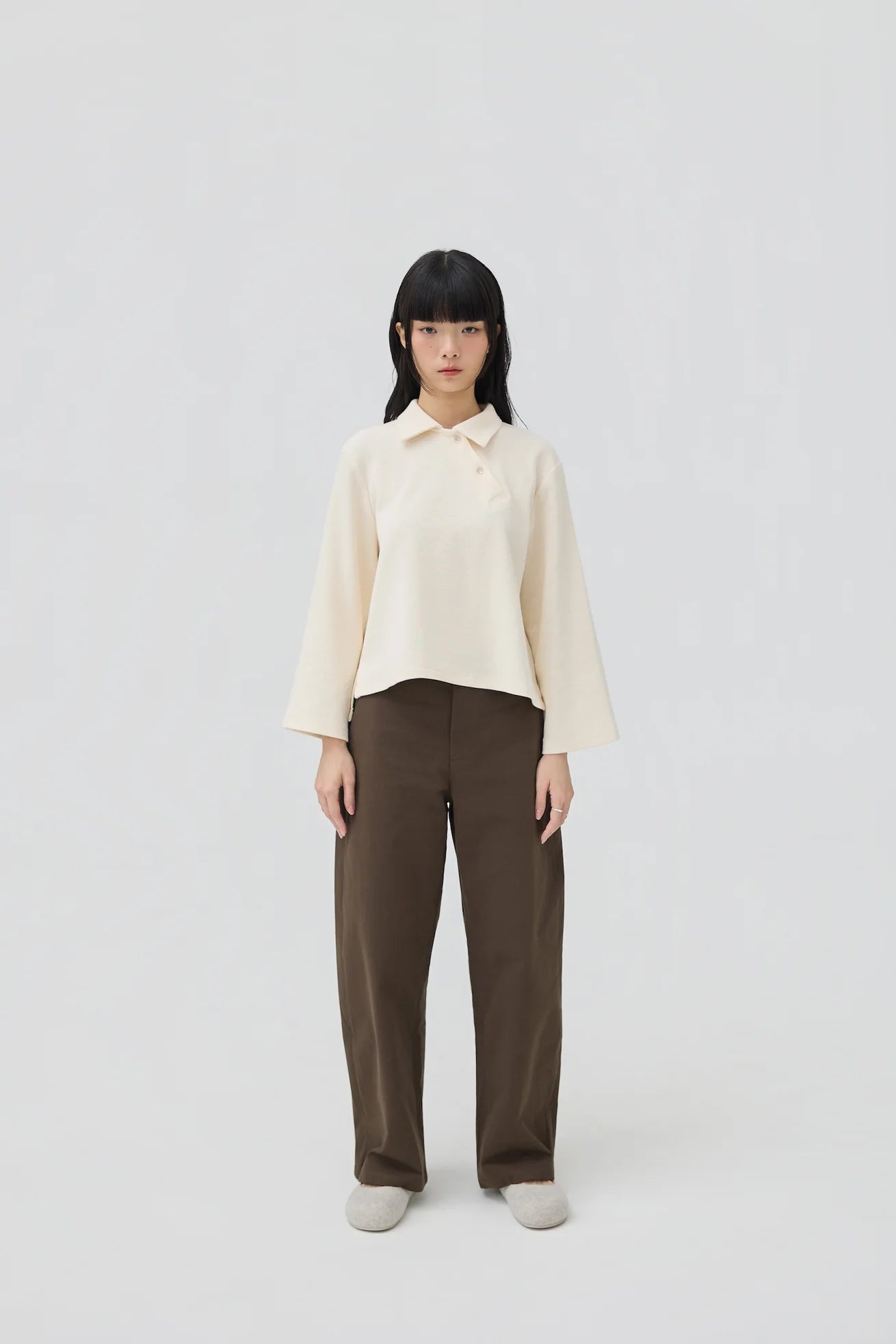 JIN KNIT TEE IN CREAM - BEV C multi label store