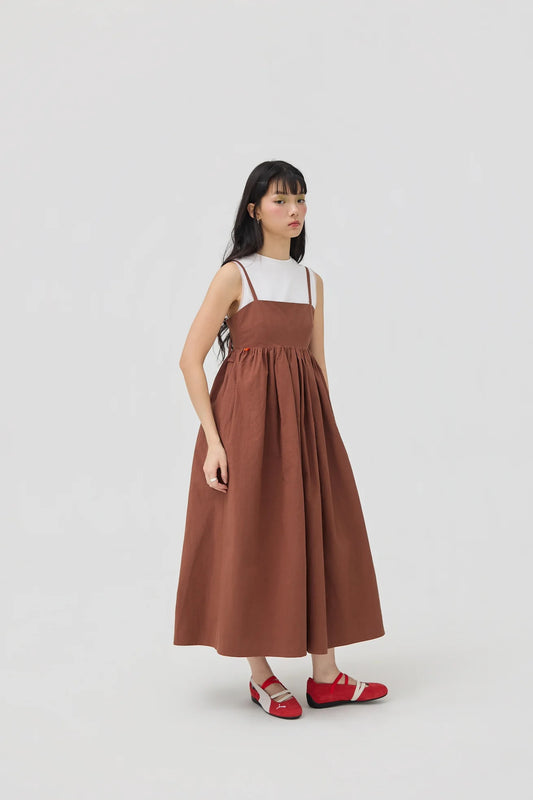 KIKO DRESS IN KABA BROWN - BEV C multi label store