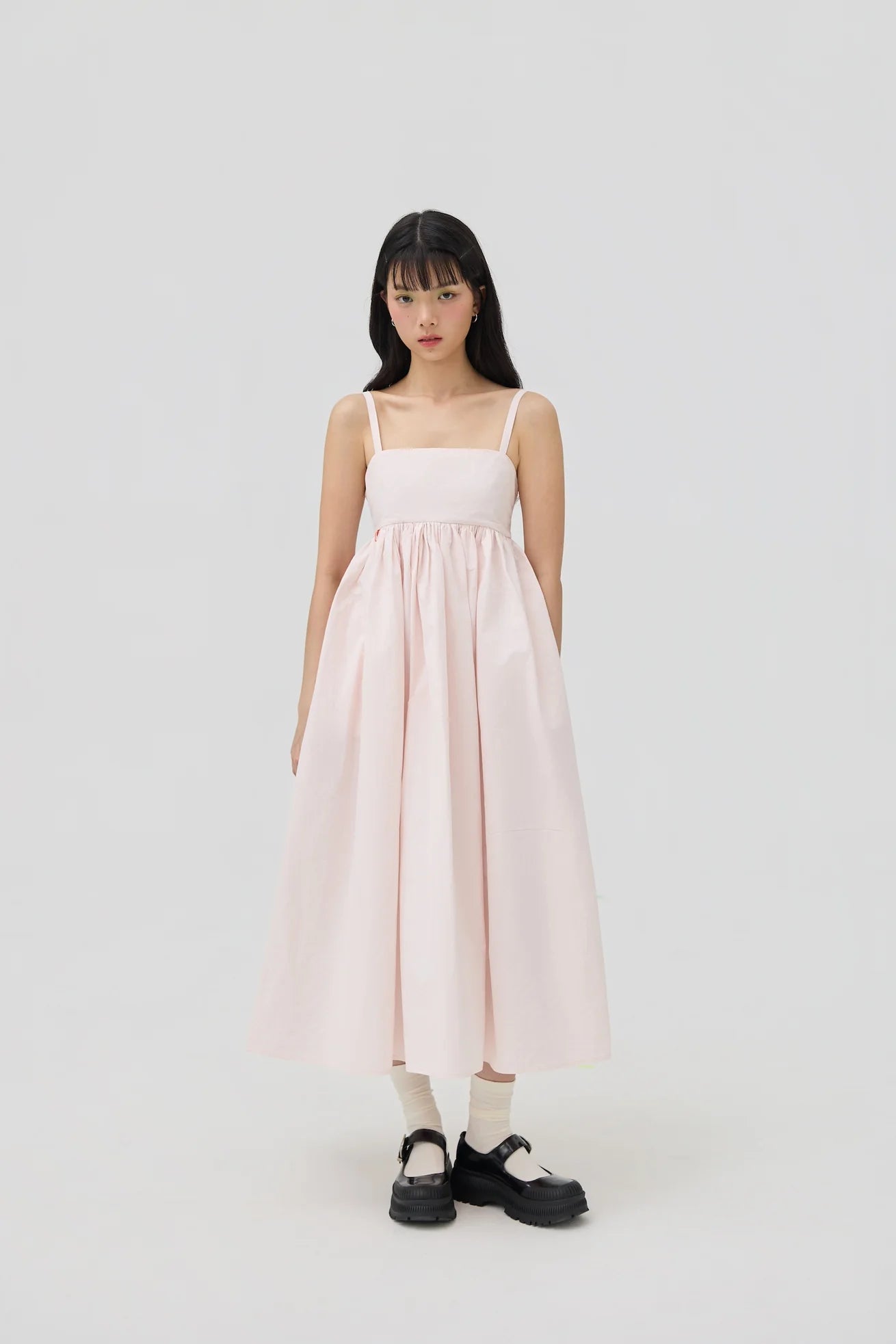 KIKO DRESS IN PETAL PINK