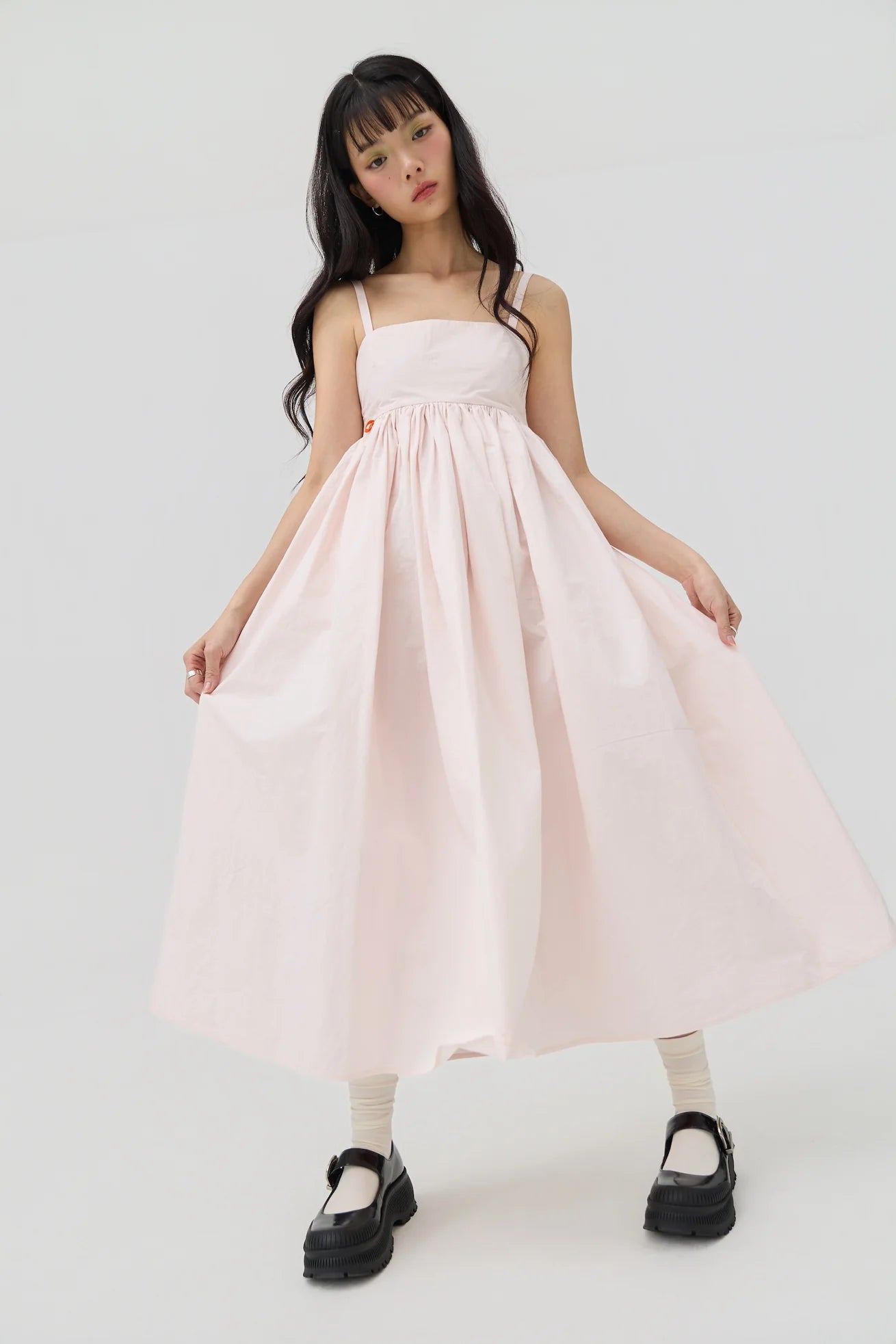 KIKO DRESS IN PETAL PINK