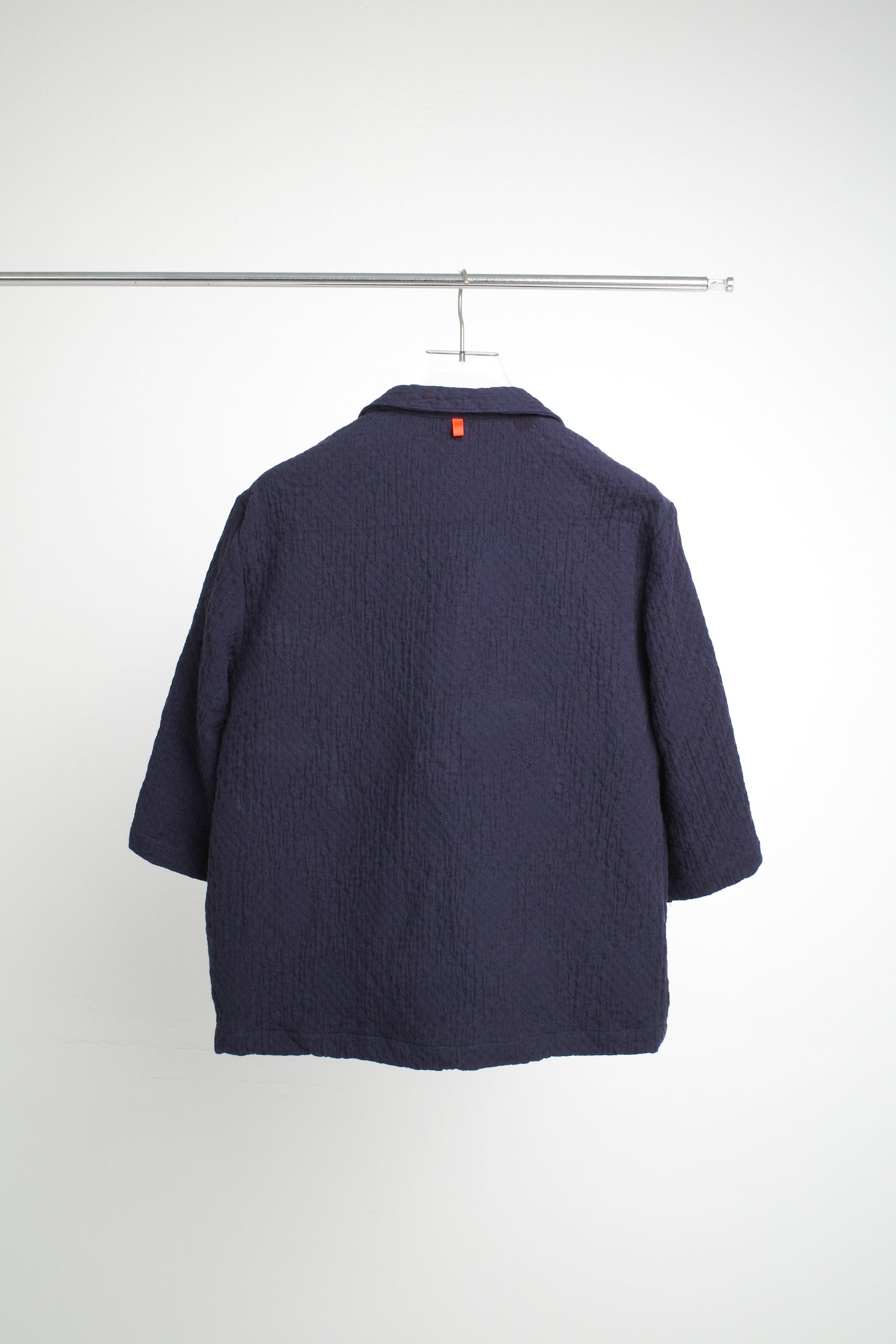 ARCHIVALS KIMONO TRENCH JACKET IN MIZU NAVY QUILT - BEV C multi label store