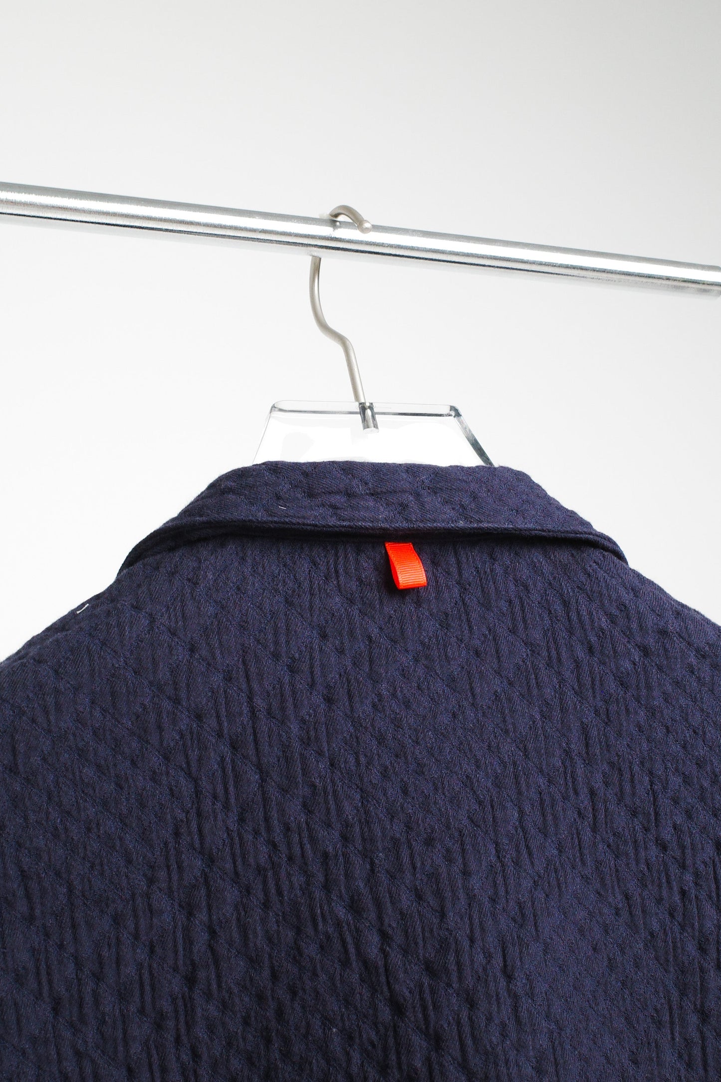 ARCHIVALS KIMONO TRENCH JACKET IN MIZU NAVY QUILT - BEV C multi label store