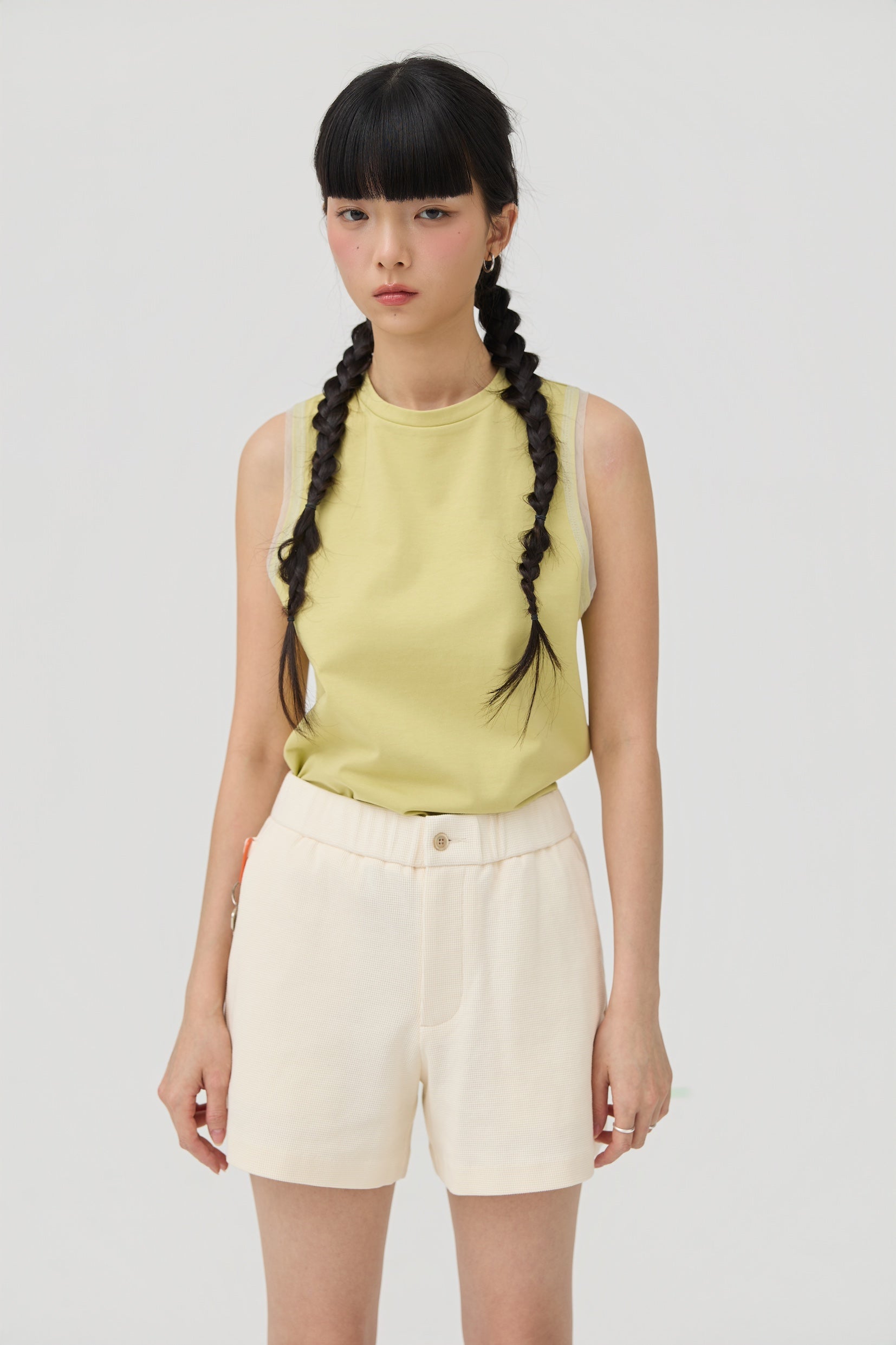 KUMO MUSCLE TANK IN MATCHA GREEN - BEV C multi label store