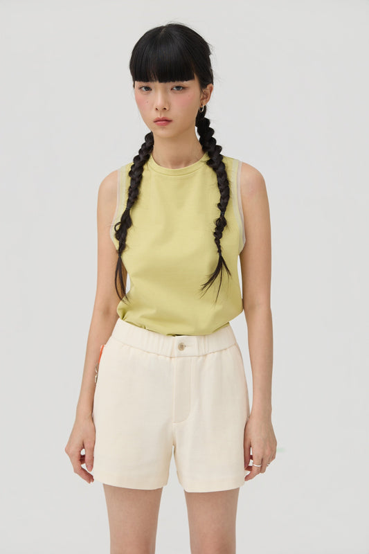 KUMO MUSCLE TANK IN MATCHA GREEN - BEV C multi label store