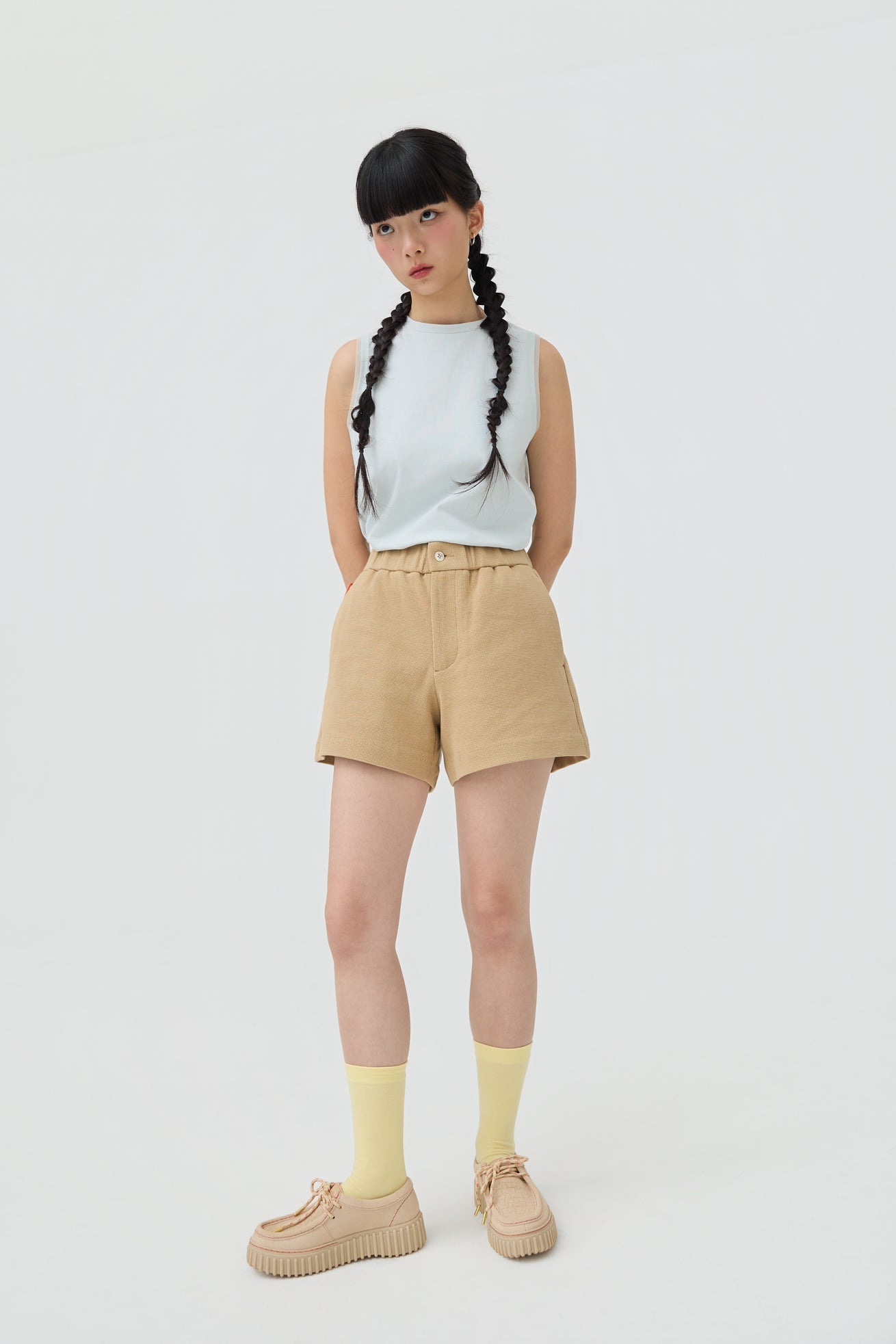 KUMO MUSCLE TANK IN STONE BLUE - BEV C multi label store
