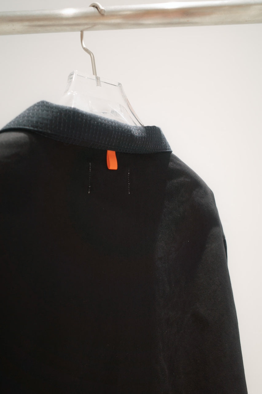 POPPY JACKET IN BLACK SASHIKO ON BLACK - BEV C multi label store