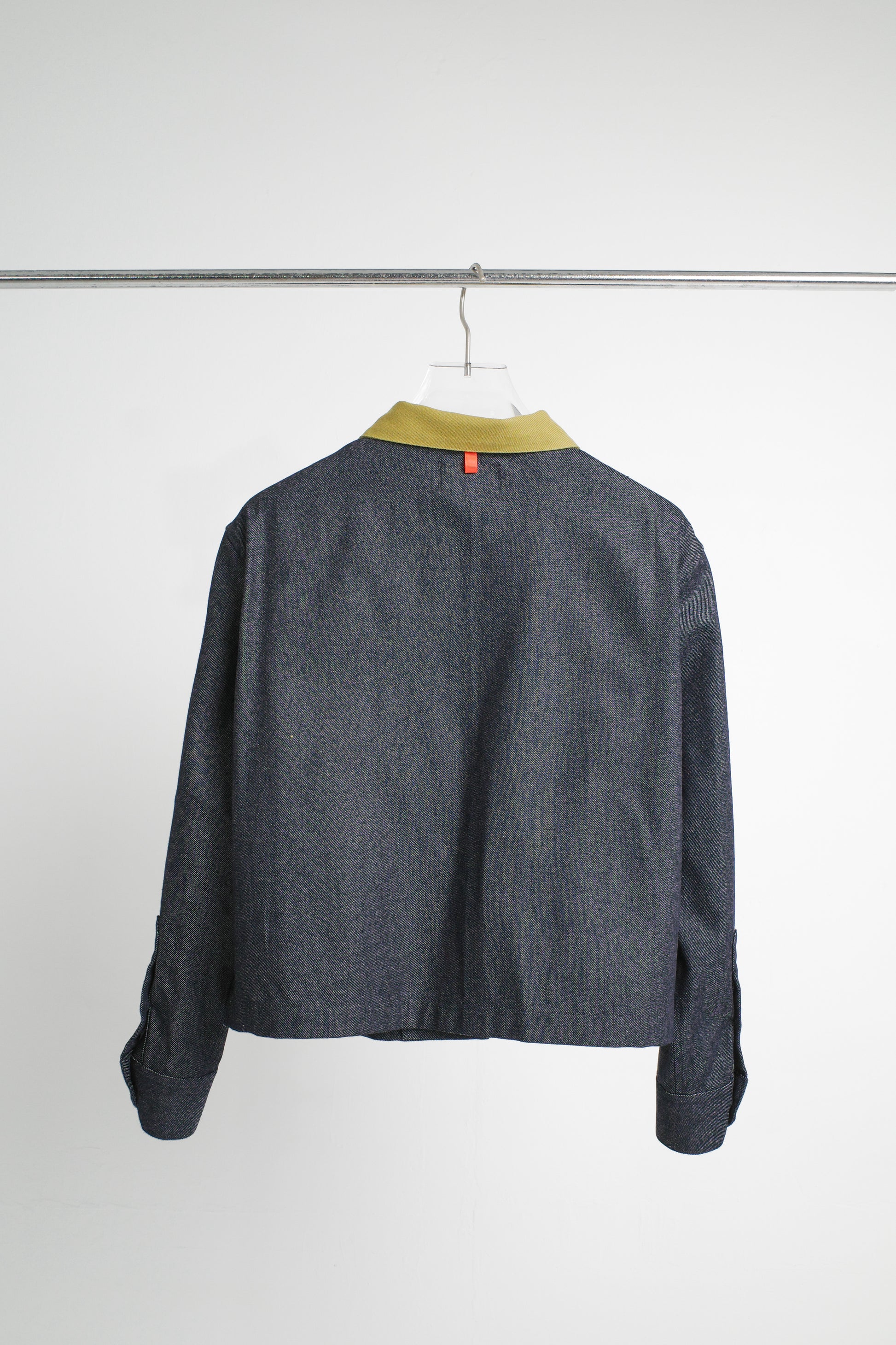 POPPY JACKET IN DENIM & LIME - BEV C multi label store