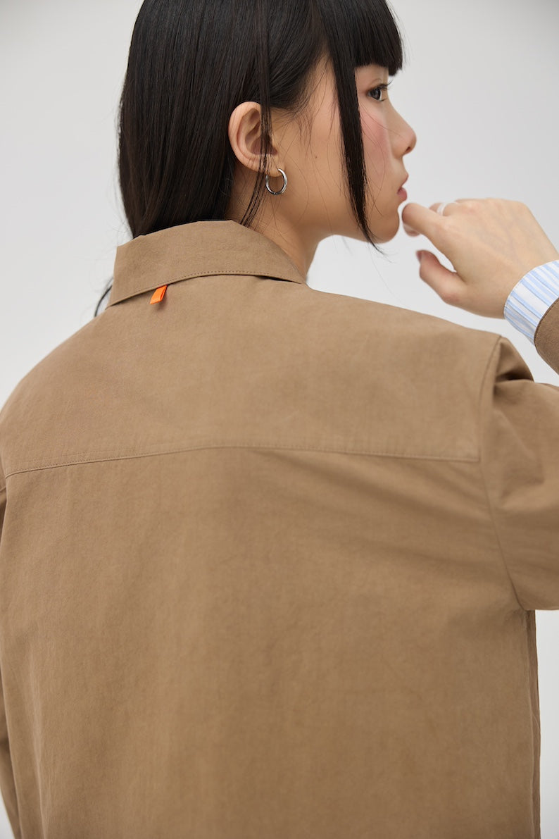 KASANE SHIRT - SAND STONE - BEV C multi label store