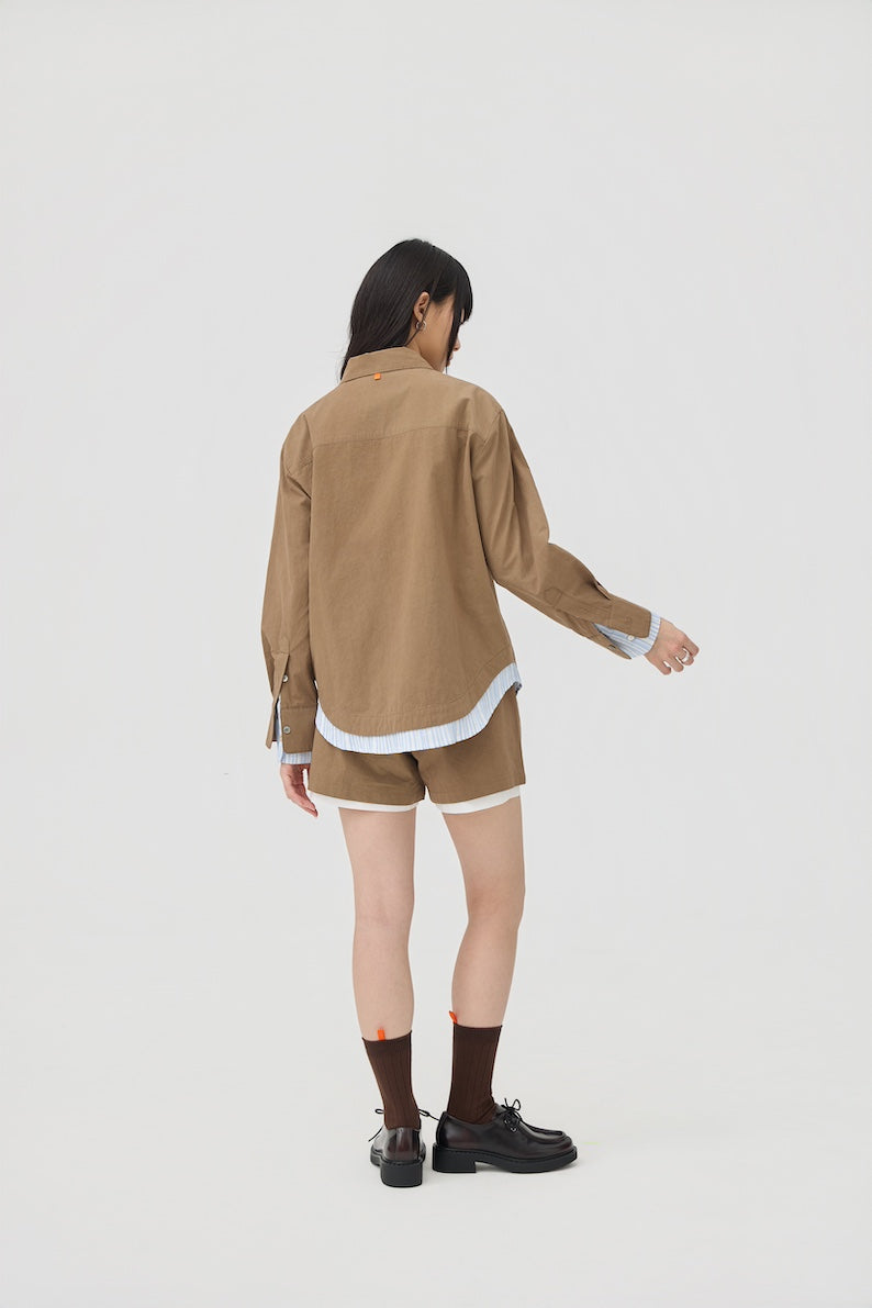 KASANE SHIRT - SAND STONE - BEV C multi label store