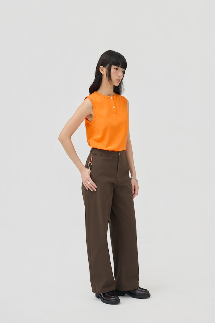 SAGYO TROUSERS - CHOCOLATE - BEV C multi label store