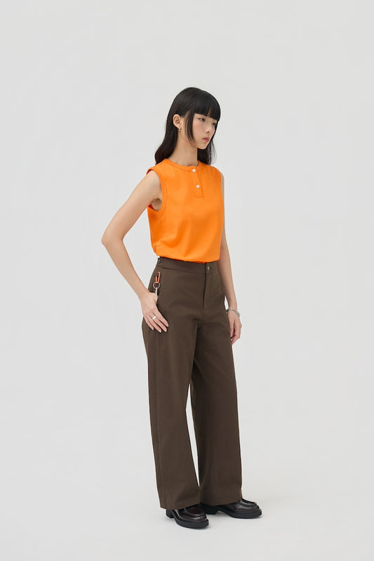 SAGYO TROUSERS - CHOCOLATE - BEV C multi label store