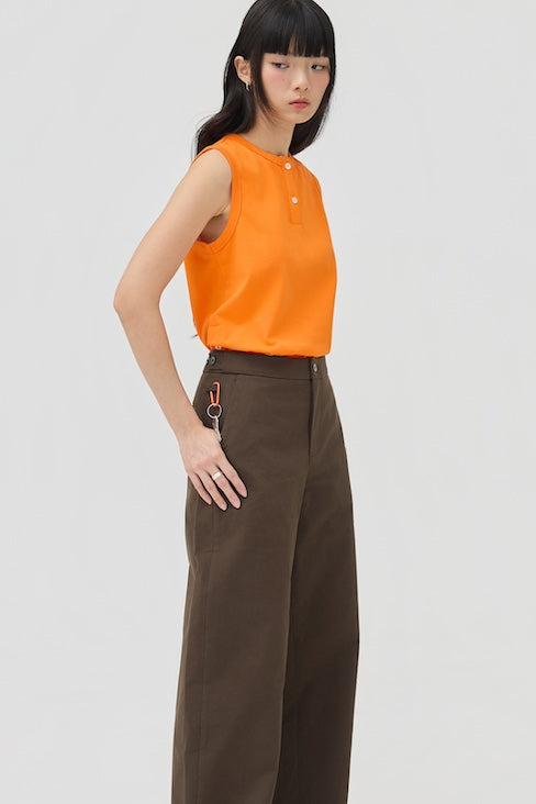SAGYO TROUSERS - CHOCOLATE - BEV C multi label store