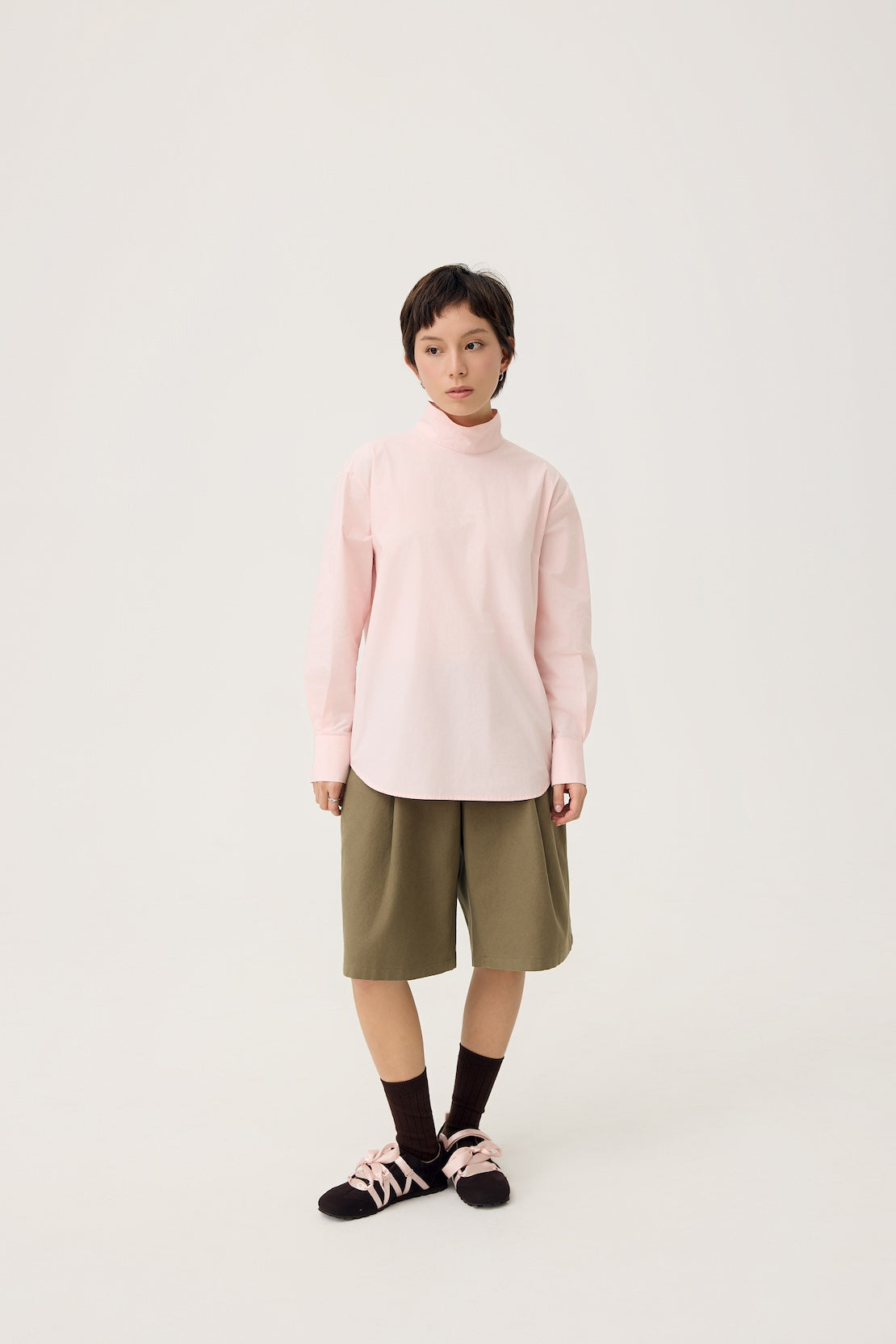 OKI SCARF TOP IN SAKURA PINK - BEV C multi label store