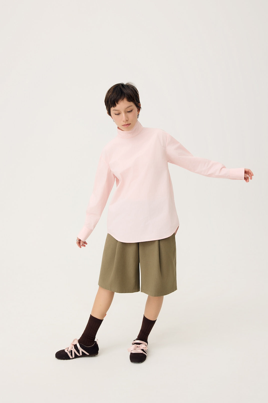 OKI SCARF TOP IN SAKURA PINK - BEV C multi label store